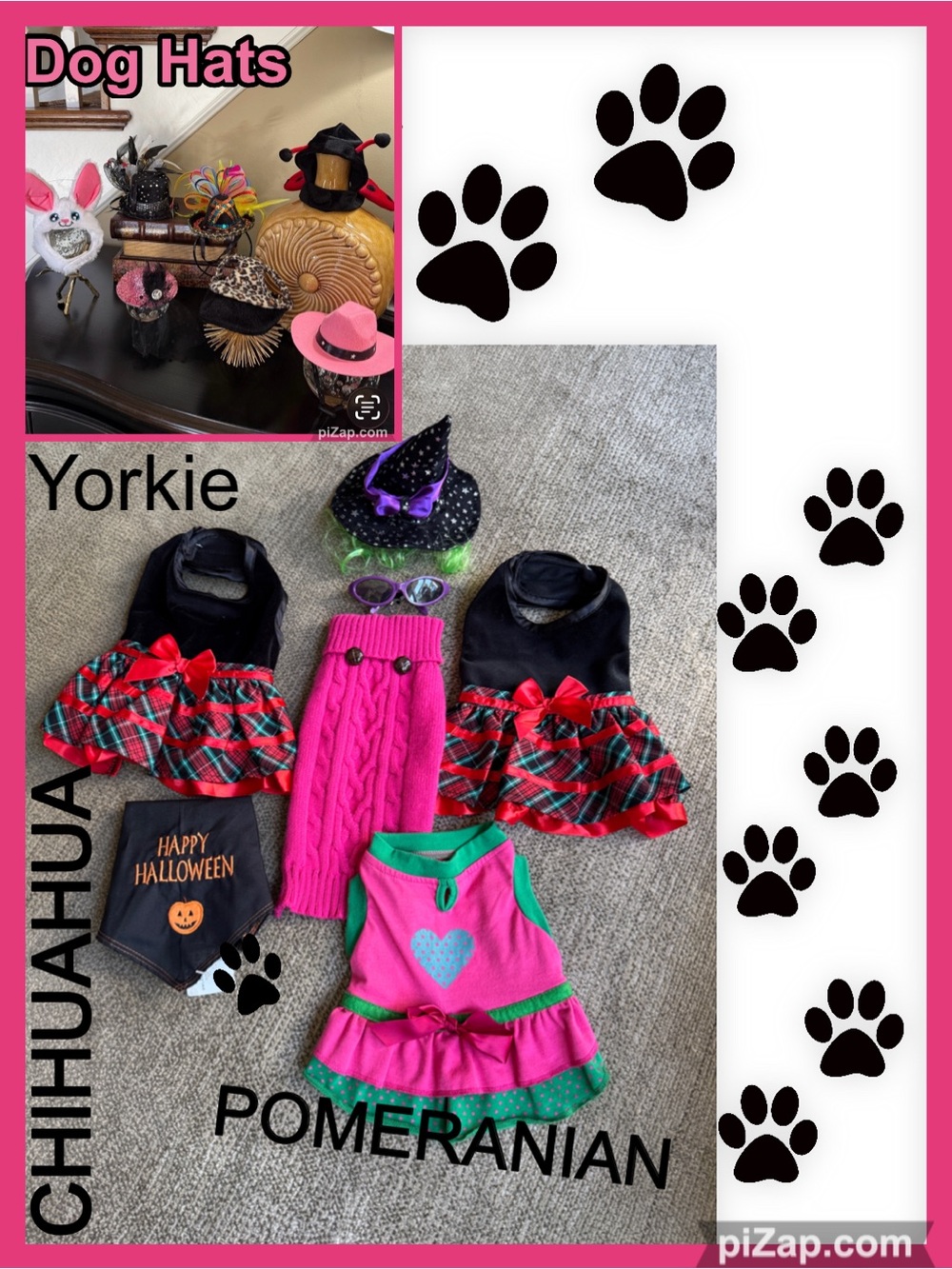 🐾Small Breeds- Dog Sweater, Romper, Christmas, Glasses & 7 Hats